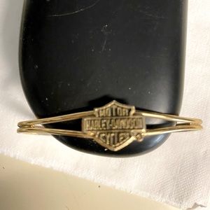 Harley Davidson bracelet. Gold plated